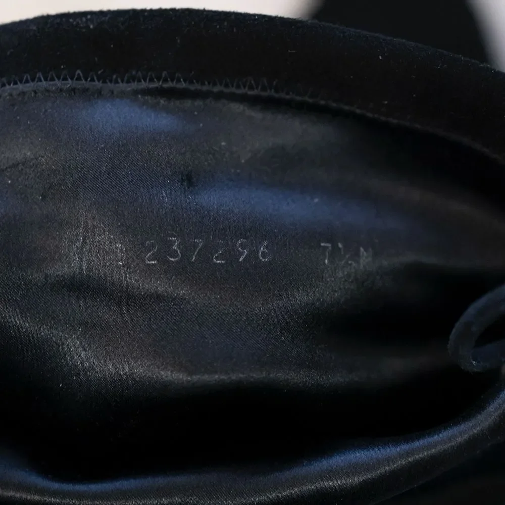 Stuart Weitzman Lowland Over-the-Knee Black Suede Boots Size 7.5